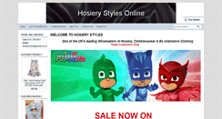 Desktop Screenshot of hosierystyles.co.uk